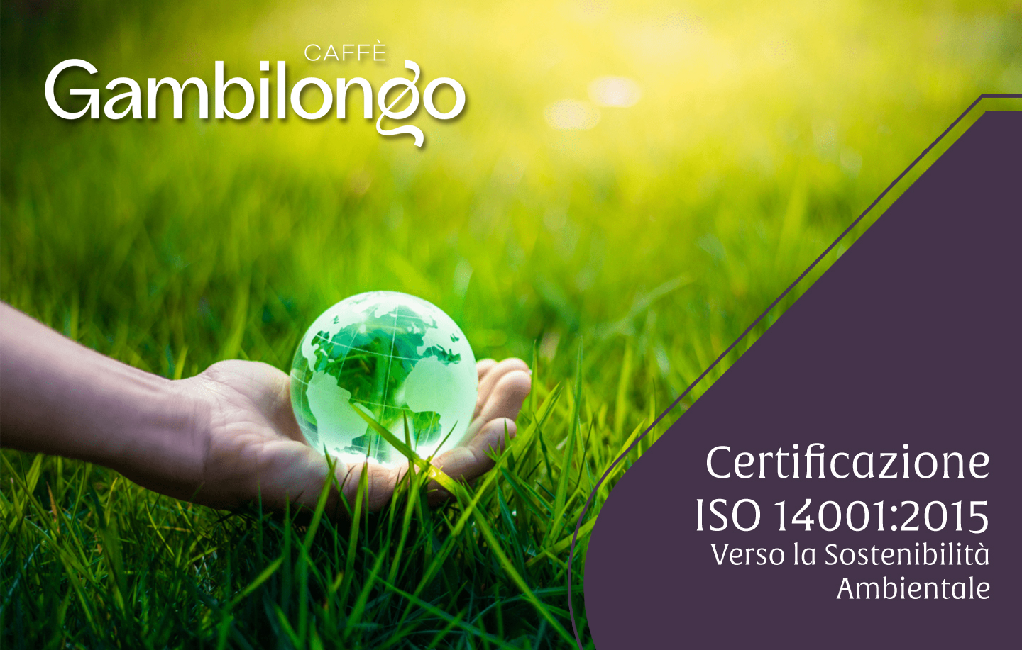 Gambilongo Caffè ottiene la certificazione UNI EN ISO 14001:2015